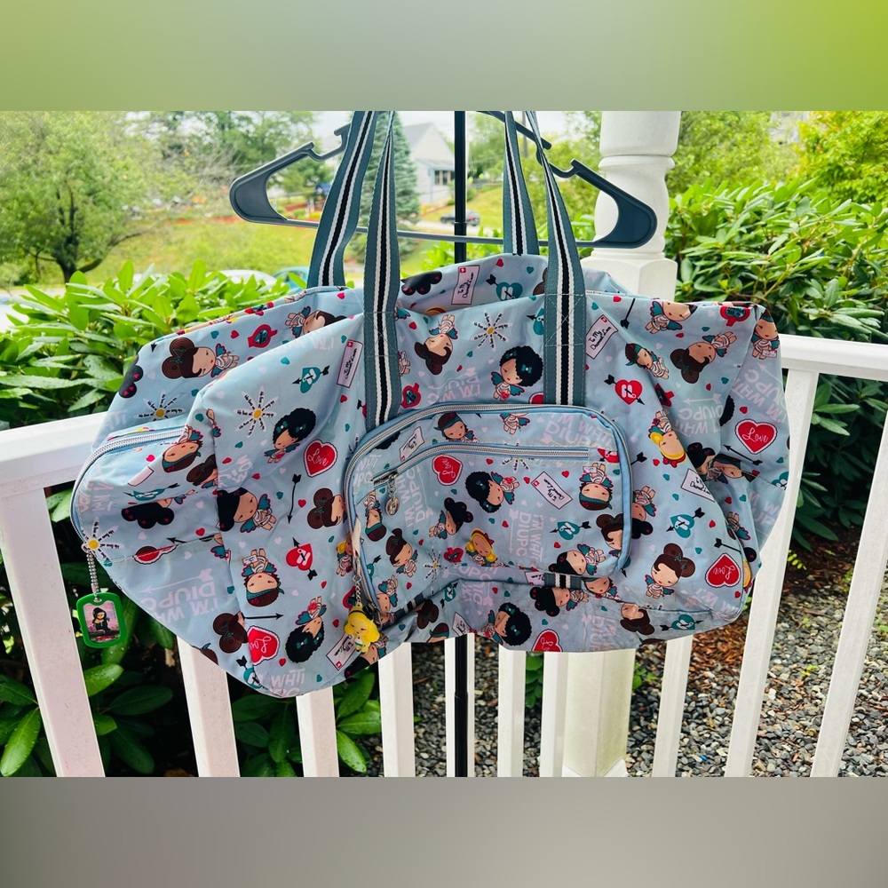 Disney Gray Baby Bag with Minnie Mouse Design
